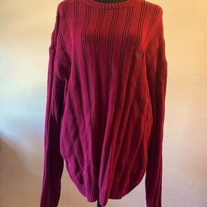 Men’s size 2 XL chaps burgundy sweater T21